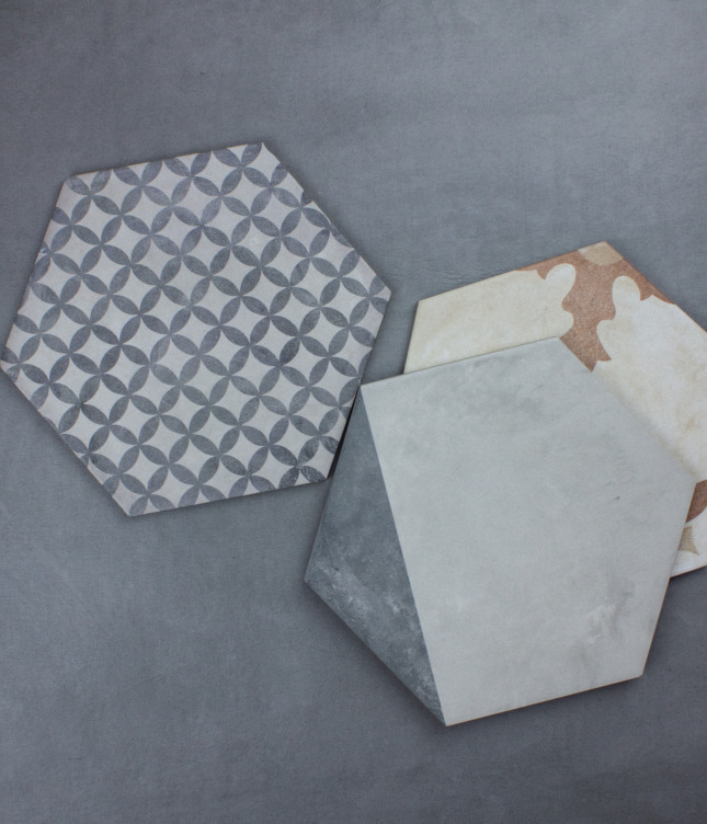 Cemento Hexagonal Porcelain 